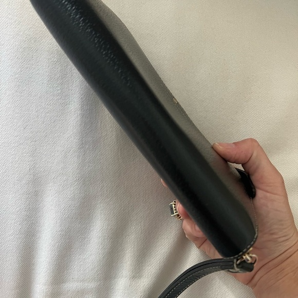 Kate Spade -Black Leather Wristlet Wallet - Picture 6 of 7